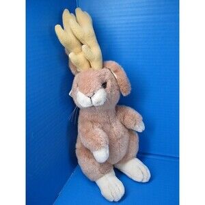 Platte River Trading  Jackalope Stuffed Bunny Rabbit Antlers 14" Realistic
